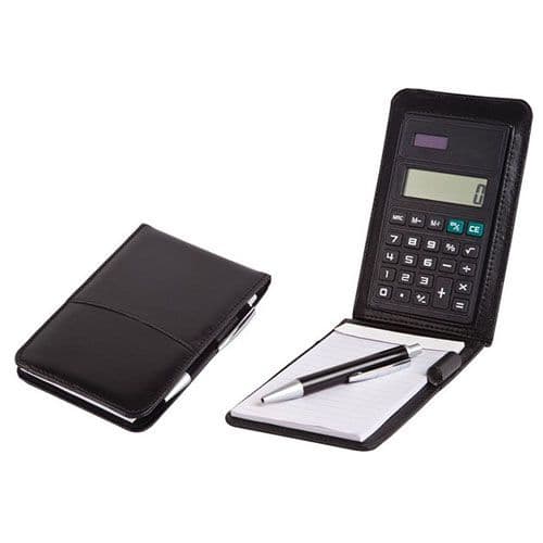 Hesap Makinalı Metal Kalemli Notluk