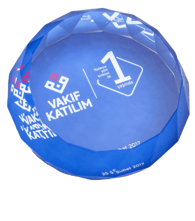 Cam Kağıt Ağırlığı ED1136 / 80MM