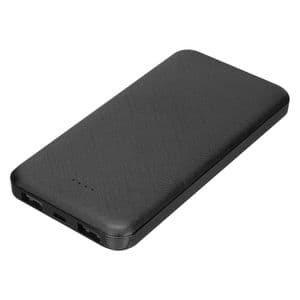ED260  Asonic AS-P10 10000mAh Micro+Type-C+USB Siyah Taşınabilir Pil Şarj Cihazı Powerbank