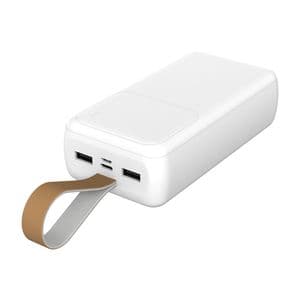 ED276  S-link G310 30000mAh 2*USB+Type-C+Micro Beyaz Taşınabilir Pil Şarj Cihazı Powerbank