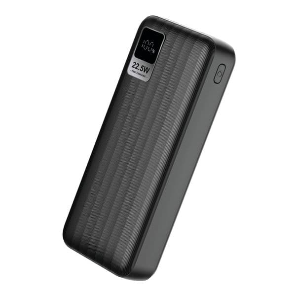 ED270 S-link G230 20000mAh Micro+Type-C+USB PD20W+QC3.0 18W Siyah LCD Taşınabilir Pil Şarj Cihazı Powerbank — detay