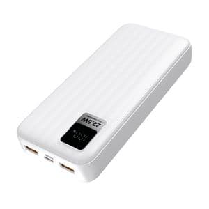 ED269  S-link G230 20000mAh Micro+Type-C+USB PD20W+QC3.0 18W Beyaz LCD Taşınabilir Pil Şarj Cihazı Powerbank