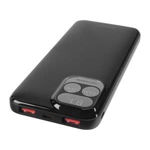 ED263  Hytech H110 10000mAh HSC22.5W PD20W+QC3.0 18W Siyah LCD Taşınabilir Pil Şarj Cihazı Powerbank