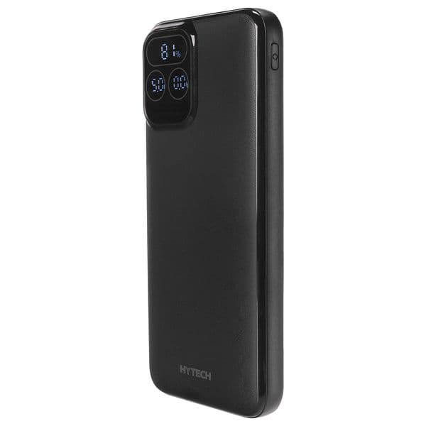 ED263  Hytech H110 10000mAh HSC22.5W PD20W+QC3.0 18W Siyah LCD Taşınabilir Pil Şarj Cihazı Powerbank — detay