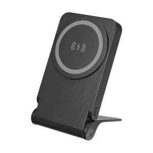 ED268 S-link P115 5000mAh PRM PD20W Magsafe 15W Kablosuz Standlı Siyah Taşınabilir Pil Şarj Cihazı Powerbank