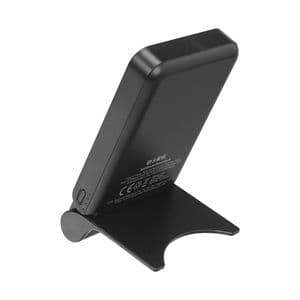 ED268 S-link P115 5000mAh PRM PD20W Magsafe 15W Kablosuz Standlı Siyah Taşınabilir Pil Şarj Cihazı Powerbank