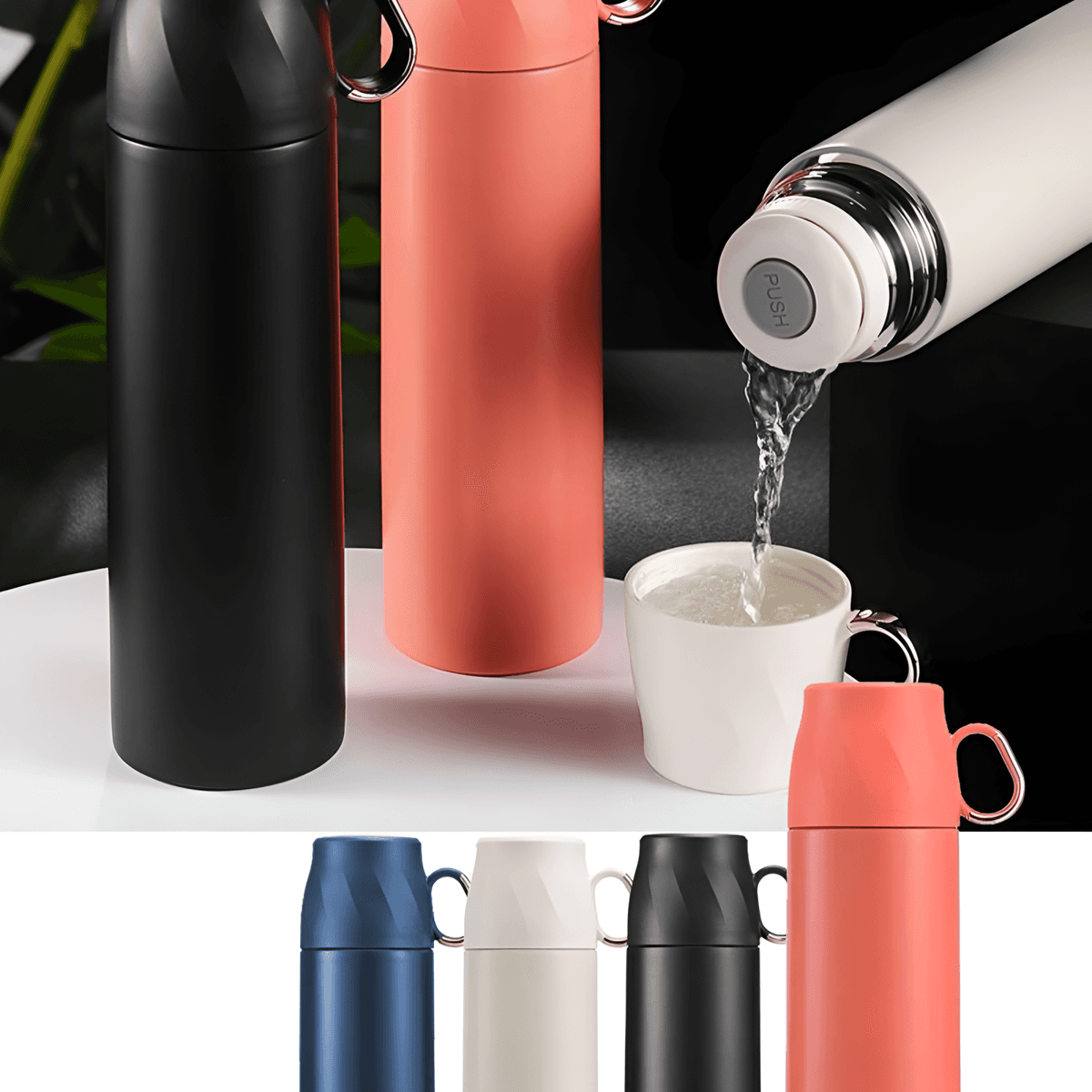 ED14 Bardaklı Termos 500 ml 