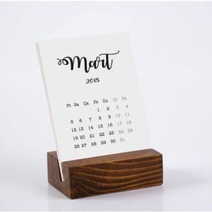 Cilalı/Boyalı Ahşap Masa Takvimi – ED07