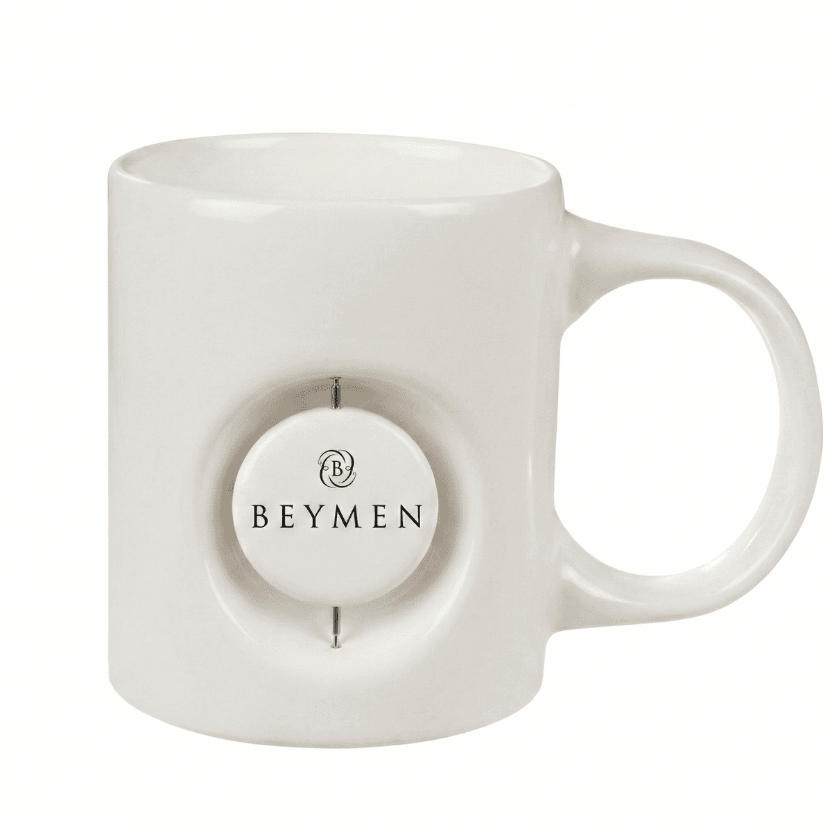 ED63  Beyaz Döner Objeli Kupa