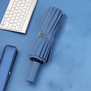 Araba İçin Rüzgar Geçirmez Güçlendirilmiş Kompakt Katlanır Şemsiye