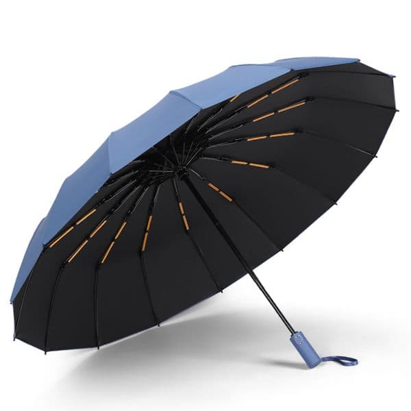 Araba İçin Rüzgar Geçirmez Güçlendirilmiş Kompakt Katlanır Şemsiye — detay