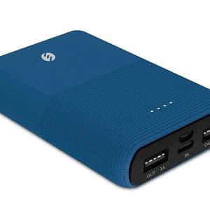 S-link IP-S110 10000mAh 2*Usb Port+Micro+Type C Powerbank Mavi Taşınabilir Pil Şarj Cihazı — detay