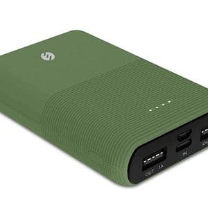 S-link IP-S110 10000mAh 2*Usb Port+Micro+Type C Powerbank Yeşil Taşınabilir Pil Şarj Cihazı — detay