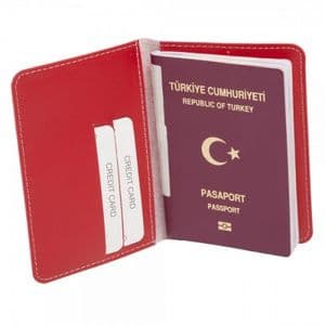 Suni Deri Pasaport Kabı ED702