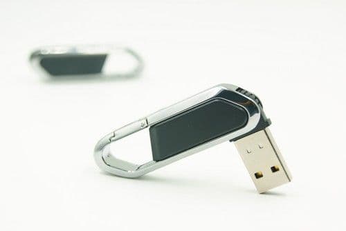 Siyah Bukle USB Flash Bellek ED026 — detay