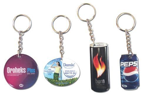 Damla Baskılı Anahtarlık ED 7880