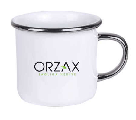 ED36 Logo Baskılı Emaye Kupa Serisi