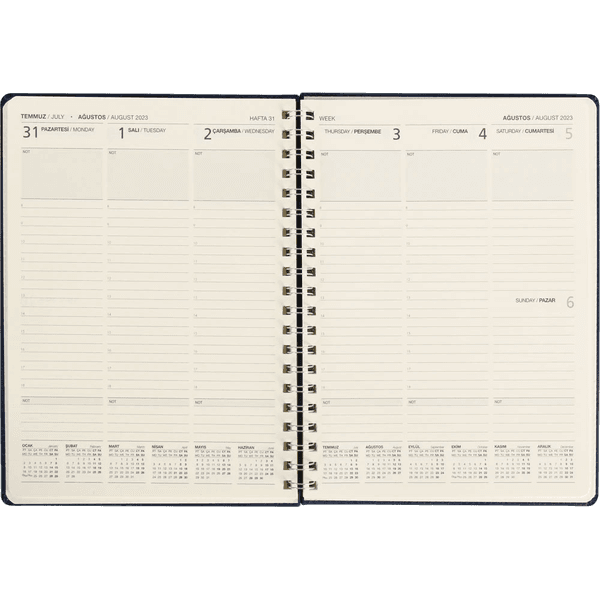 GÜNLÜK AJANDA MODEL 18 — detay