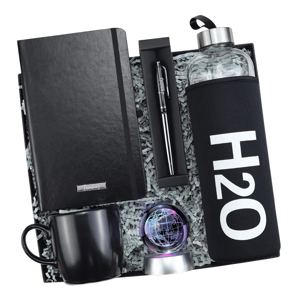 Defter & Kalem & Matara & Kupa & Küre Hediye Seti