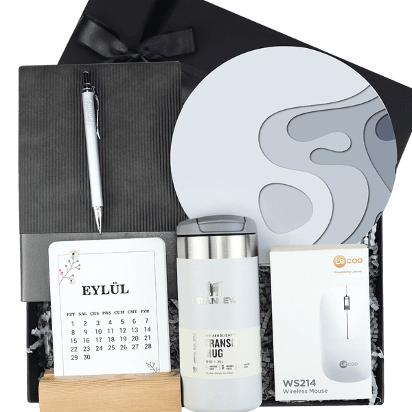 Defter & Takvim & Stanley Termos & Mouse & Kalem Premium Hediye Seti