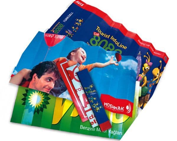 Oto Karton Güneşlik Resim Baskı ED877