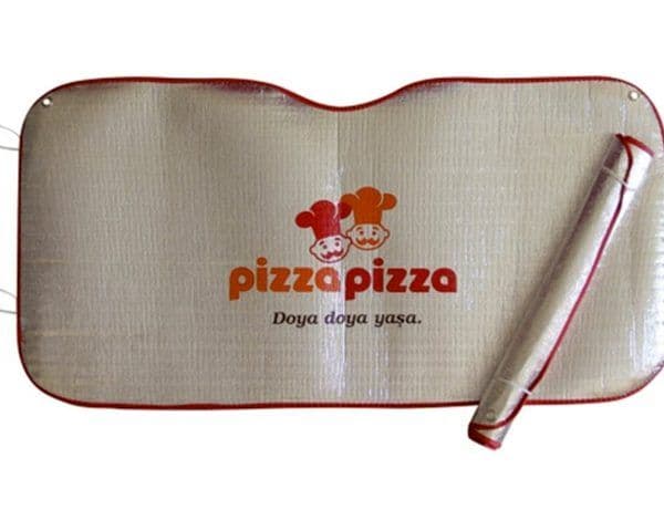 Metalize Oto Güneşlik 2 Renk Baskı ED879