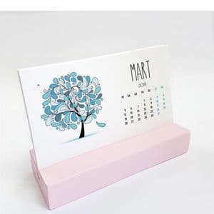Cilalı/Boyalı Ahşap Masa Takvimi – ED07