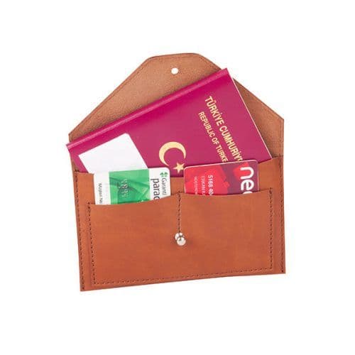 Suni Deri Pasaport Kabı ED703