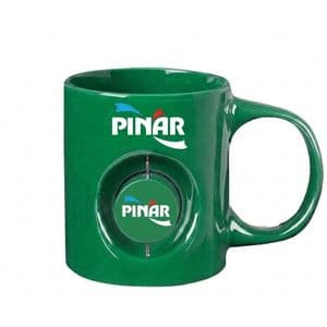 ED68 Yeşil Döner Objeli Kupa