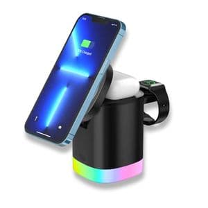 ED241 Kablosuz Şarj Standı (Telefon, Saat, Kulaklık) — detay