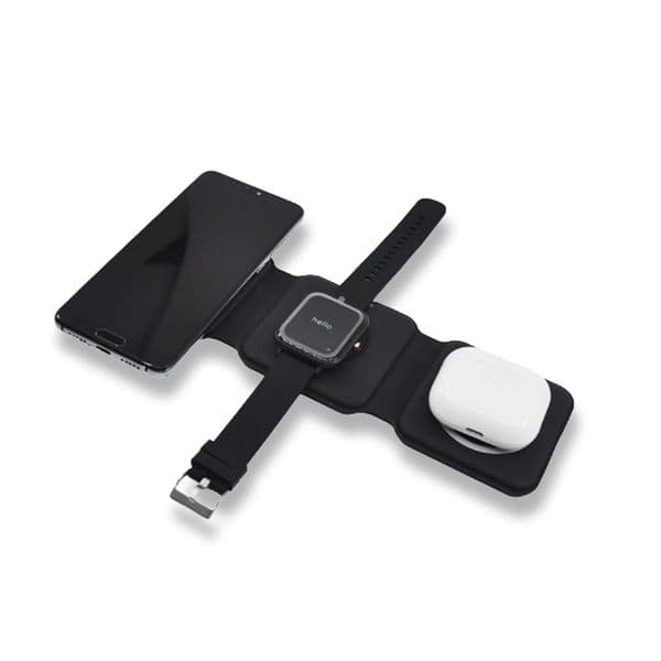 ED236 Kablosuz Şarj Standı (Telefon, Saat, Kulaklık) — detay